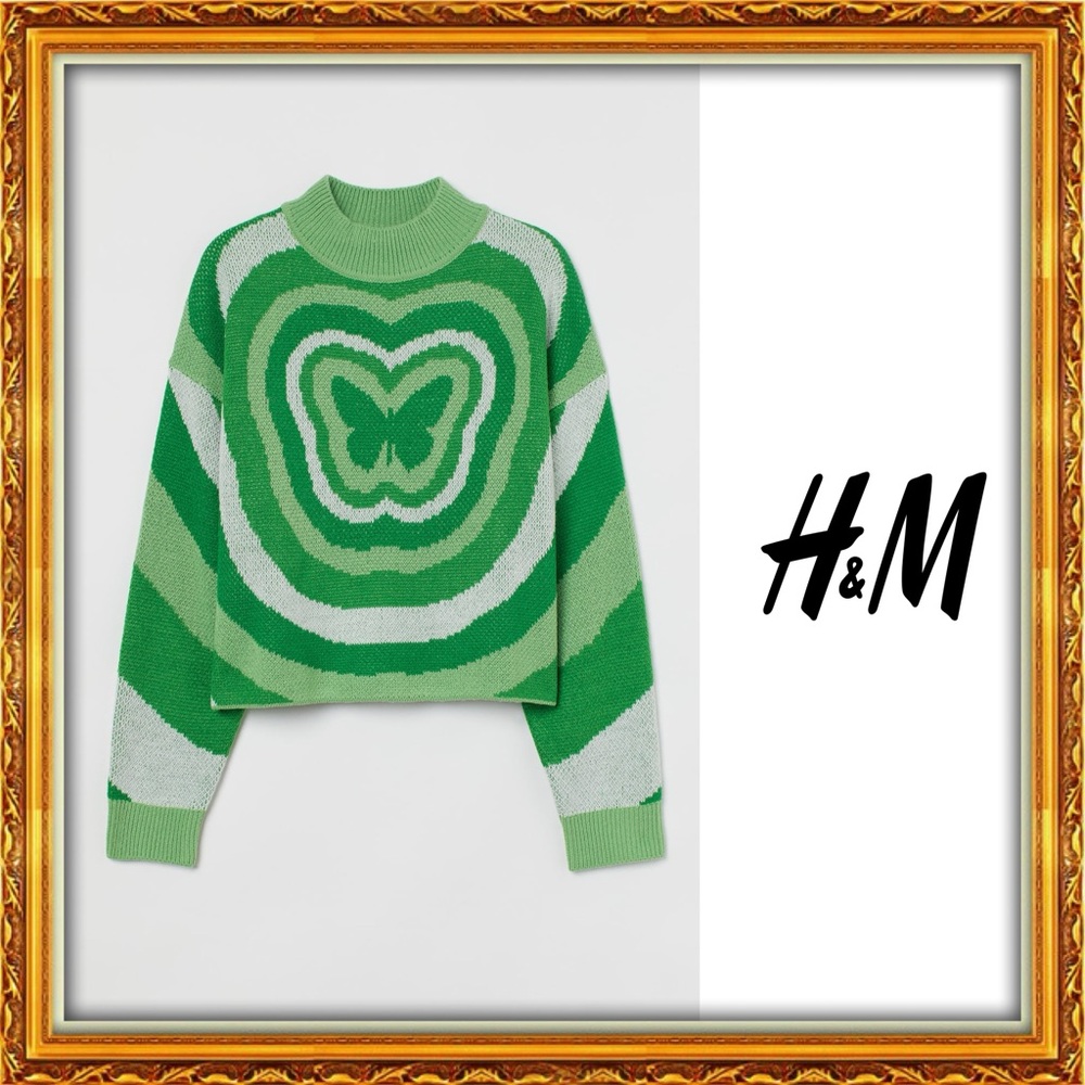 GUC | H&M Jacquard-Knit Sweater!!